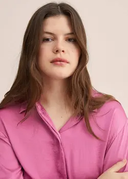 شومیز زنانه صورتی منگو