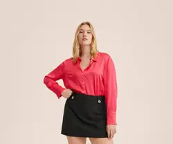 شومیز زنانه سرخابی منگو