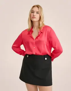 شومیز زنانه سرخابی منگو