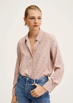 شومیز زنانه صورتی منگو