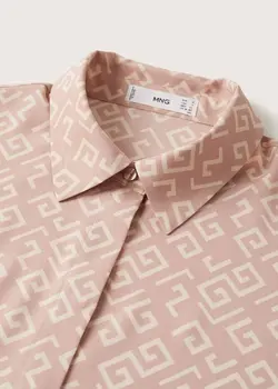 شومیز زنانه صورتی منگو