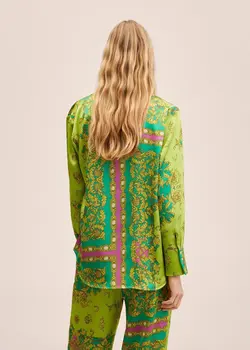 شومیز زنانه سبز منگو