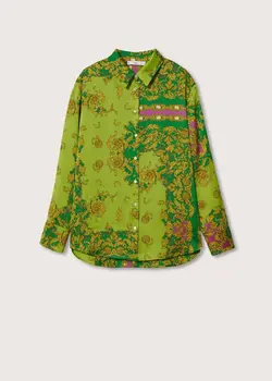 شومیز زنانه سبز منگو