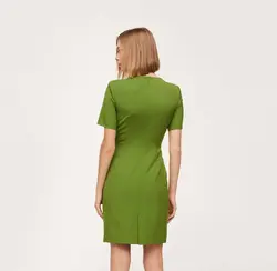 پیراهن کوتاه زنانه سبز منگو