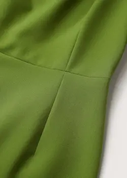 پیراهن کوتاه زنانه سبز منگو