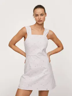 پیراهن کوتاه زنانه بنفش منگو