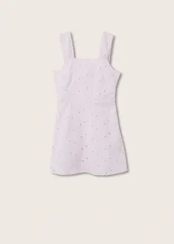 پیراهن کوتاه زنانه بنفش منگو