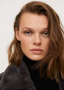 بارانی زنانه مشکی منگو