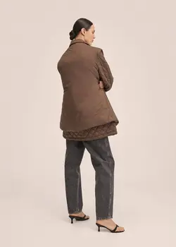 پافر زنانه قهوه ای منگو