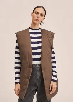 پافر زنانه قهوه ای منگو