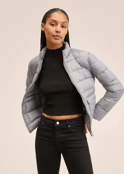 پافر زنانه نقره ای منگو