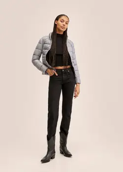 پافر زنانه نقره ای منگو