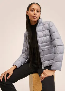 پافر زنانه نقره ای منگو