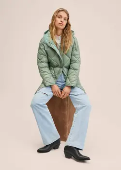 پافر زنانه سبز نعنایی منگو