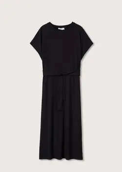 پیراهن میدی زنانه سرمه ای منگو