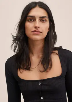 پیراهن میدی زنانه مشکی منگو