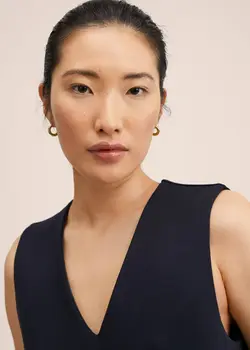 پیراهن میدی زنانه سرمه ای منگو