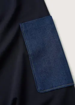 پیراهن میدی زنانه سرمه ای منگو