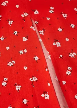 پیراهن میدی زنانه قرمز منگو