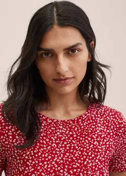 پیراهن میدی زنانه قرمز منگو