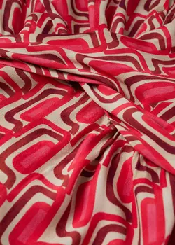 پیراهن میدی زنانه قرمز منگو