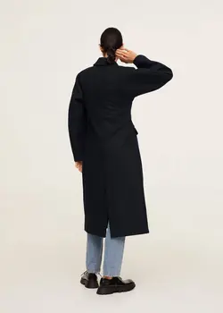 پالتو زنانه آبی منگو