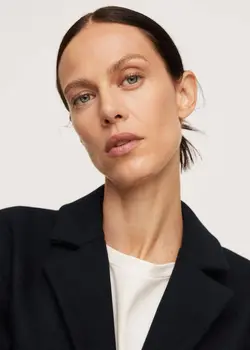 پالتو زنانه آبی منگو