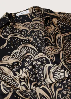 پیراهن میدی زنانه مشکی منگو