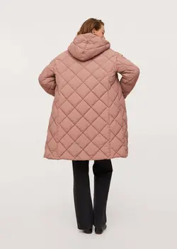 پالتو زنانه صورتی منگو