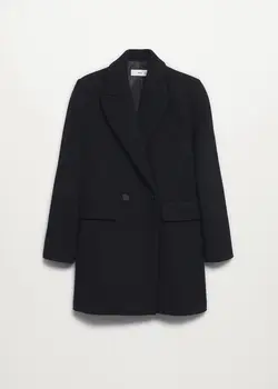 پالتو زنانه مشکی منگو