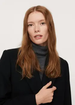 پالتو زنانه مشکی منگو