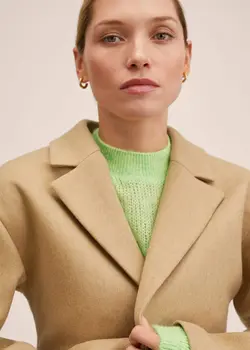 پالتو زنانه بژ منگو