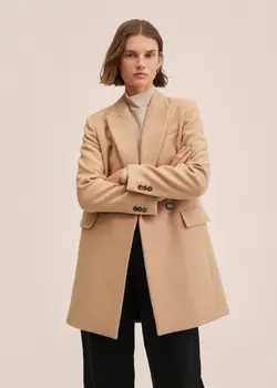 پالتو زنانه بژ منگو