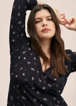 پیراهن میدی زنانه مشکی منگو