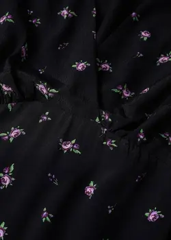 پیراهن میدی زنانه مشکی منگو