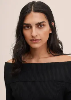 پیراهن میدی زنانه مشکی منگو