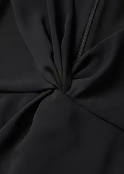 پیراهن میدی زنانه مشکی منگو