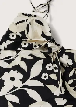 پیراهن میدی زنانه مشکی منگو