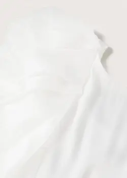 پیراهن میدی زنانه سفید تیره منگو