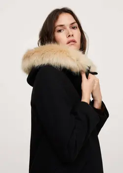 پالتو زنانه مشکی منگو