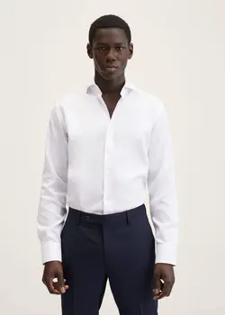 پیراهن مردانه سفید منگو