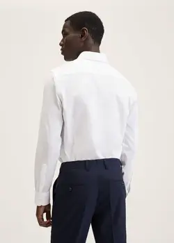 پیراهن مردانه سفید منگو