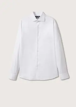 پیراهن مردانه سفید منگو