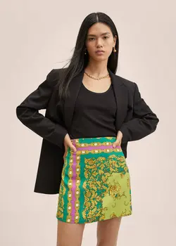 دامن زنانه سبز منگو