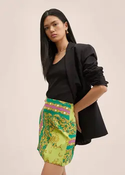 دامن زنانه سبز منگو