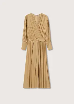 پیراهن بلند زنانه زرد منگو