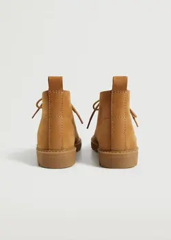 نیم بوت پسرانه خردلی منگو