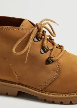 نیم بوت پسرانه خردلی منگو