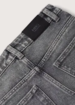 شلوار جین جذب پسرانه جین خاکستری منگو