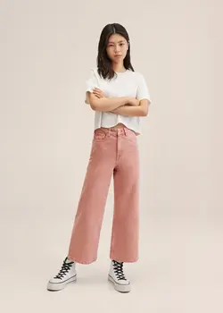 شلوار جین super-skinny دخترانه صورتی منگو